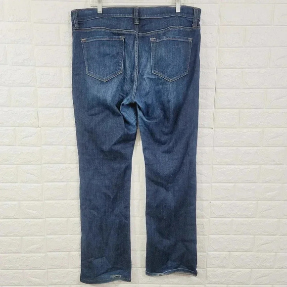 JCP Women's Super Soft Premium Denim Curvy Bootcut Jeans Blue Size 33/16 - Picture 4 of 8